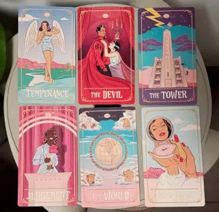 Cartas Tarot Tinseltown Hollywood Vintage XL