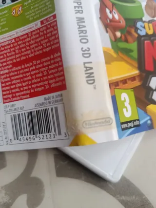 Super Mario 3D Land Nintendo 3DS Caja