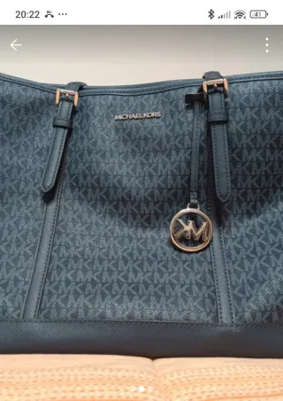 Borsa Michael Kors Nera/Grigia