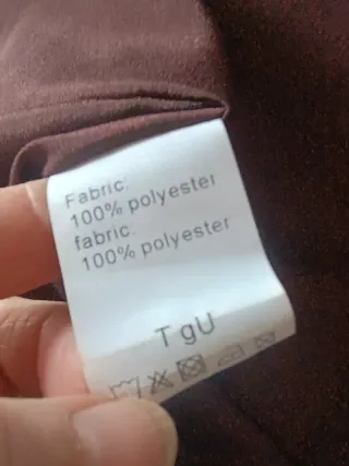 Gonna paillettes marrone