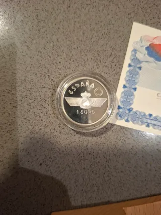 Moneta 1 Euro Spagna Fioritura di Zecca