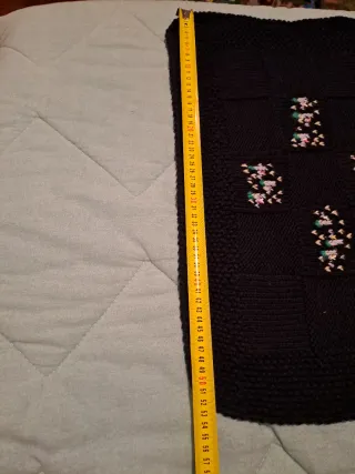 Copertina bebè lana fatta a mano