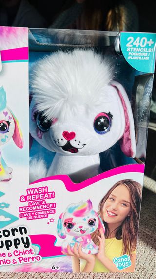 Set 2 Peluches Unicornio y Perro para Colorear