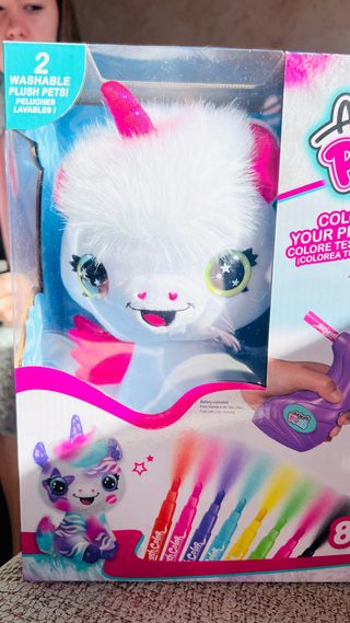 Set 2 Peluches Unicornio y Perro para Colorear