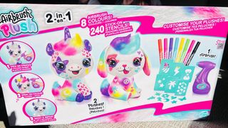 Set 2 Peluches Unicornio y Perro para Colorear