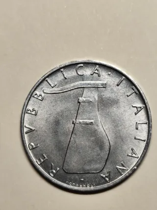 Moneta Italia repubblica 5 Lire Delfino 1992 fdc