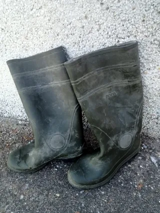 Botas de agua verdes