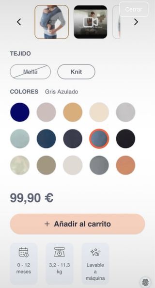 Mochila Ergobaby Embrace Porteo