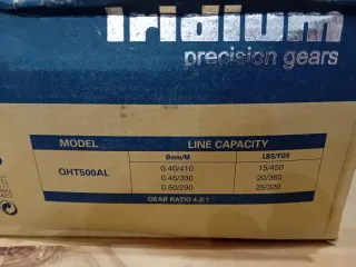 Carrete Iridium Hatteras 500AL