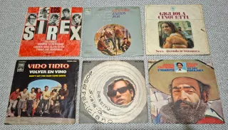 Lote 6 LPs: Los Sirex, Gigliola Cinquetti...