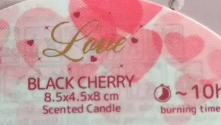 Candela profumata cuore in lattina Nuova