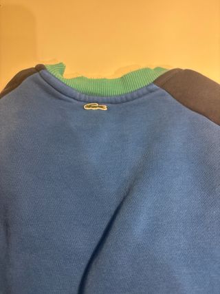 Sudadera Lacoste Azul y Verde