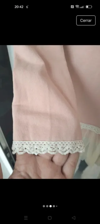 Camiseta Puri Puritas rosa palo M