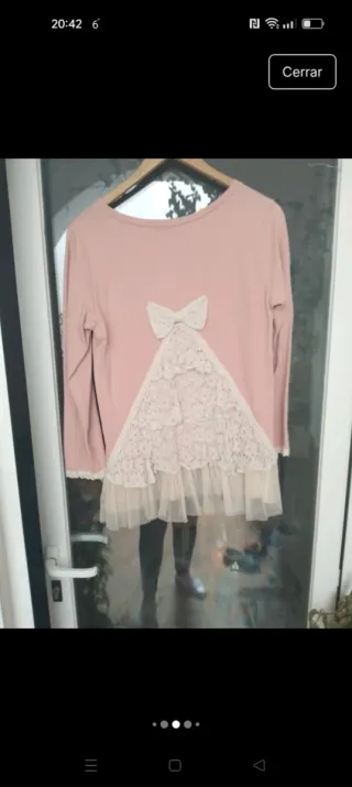 Camiseta Puri Puritas rosa palo M