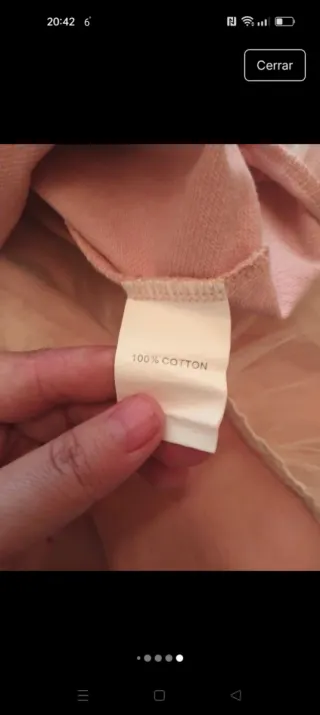 Camiseta Puri Puritas rosa palo M