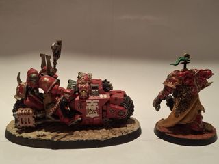 Warhammer 40k Figuras y Moto