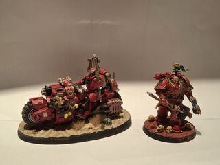 Warhammer 40k Figuras y Moto