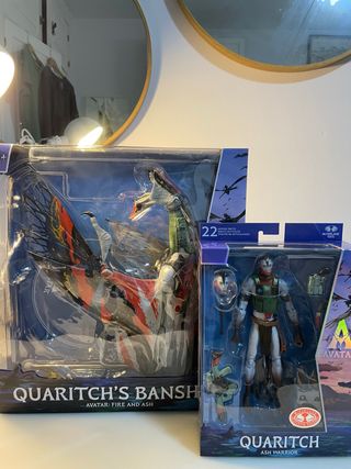 McFarlane Avatar Quaritch Ash Warrior + Banshee