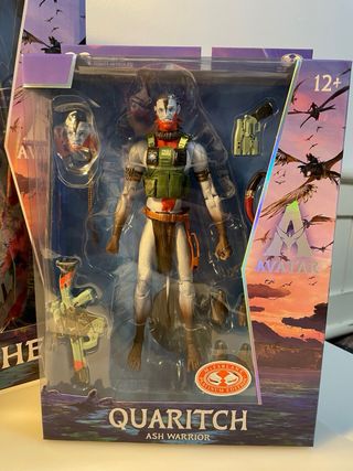 McFarlane Avatar Quaritch Ash Warrior + Banshee