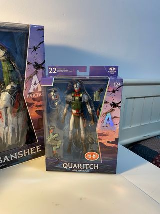 McFarlane Avatar Quaritch Ash Warrior + Banshee