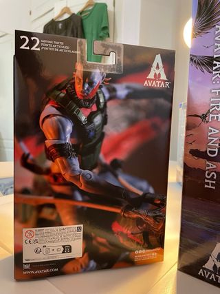 McFarlane Avatar Quaritch Ash Warrior + Banshee