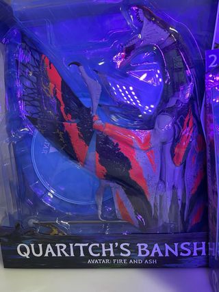 McFarlane Avatar Quaritch Ash Warrior + Banshee