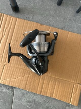 Caña de pescar y carrete