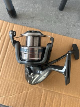 Caña de pescar y carrete