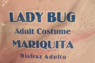 Disfraz Mariquita Adulto Talla S