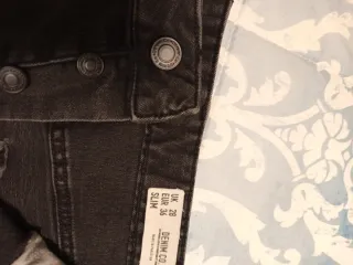 Bermudas vaqueras negras chico