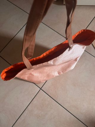 Borsa mare La Roche-Posay beige/oro