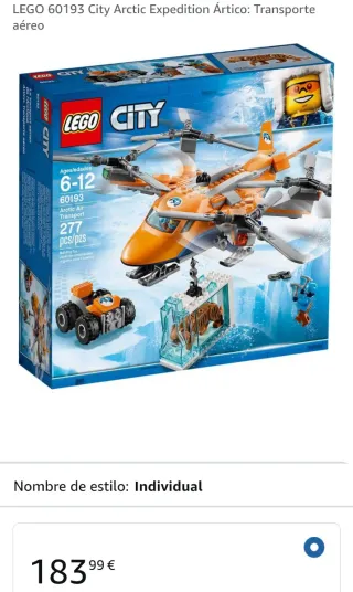 Lego City 60193 Avión de Carga