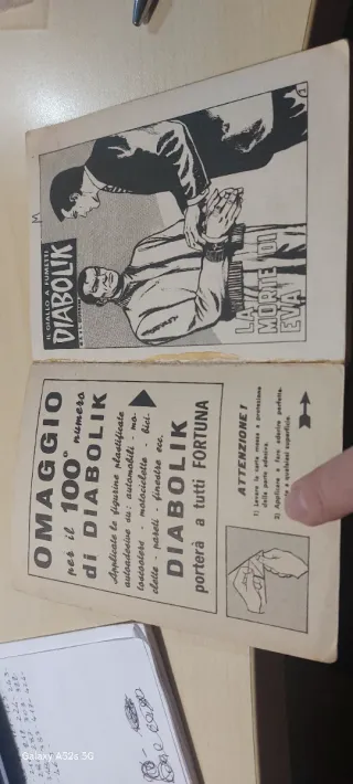 Diabolik inediti originali anno 1967