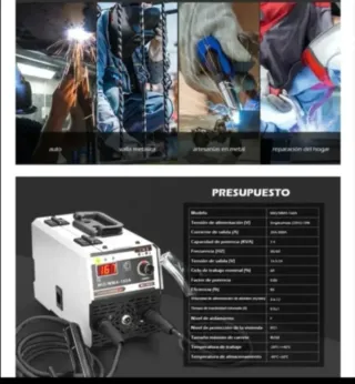 Máquina Soldar Inverter MIG/MMA 160A