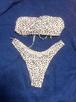 Bikini estampado dálmata Talla XS