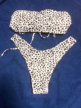 Bikini estampado dálmata Talla XS