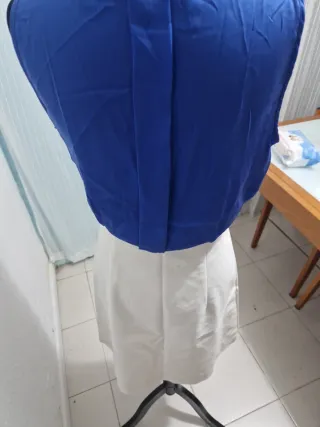 Vestido Verano Azul y Blanco