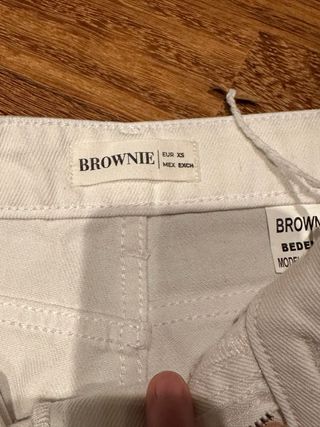 Pantalones vaqueros blancos Brownie