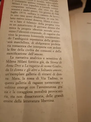 La rossa di via Tadino di Milena Milani