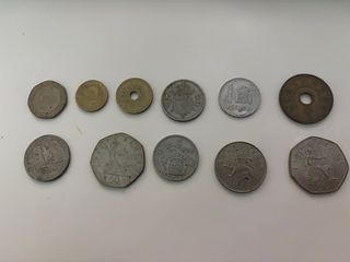 Lote de monedas antiguas