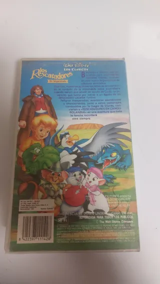 VHS Los Rescatadores Walt Disney