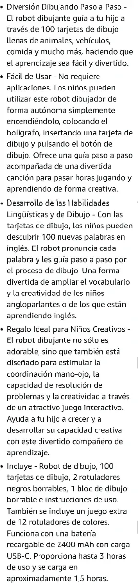 Robot Dibujo Educativo Infantil