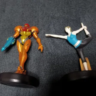 Lote Amiibo Samus + Wii Fit Nintendo