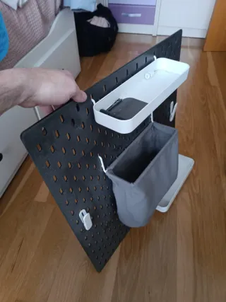 Panel Organizador Pared IKEA Gris