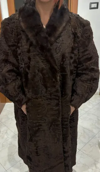 Pelliccia Rolly de Fur Astrakan Anni 80/90