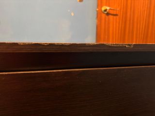 Cómoda MALM 3 cajones IKEA negro-marrón