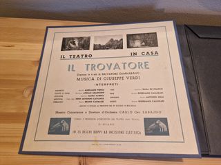 Opera in vinili completa "IL TROVATORE" di G.Verdi