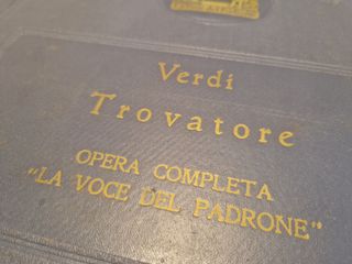 Opera in vinili completa "IL TROVATORE" di G.Verdi