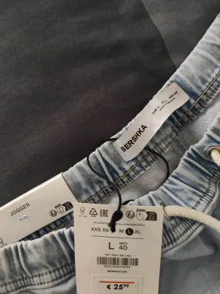 Pantalones Jogger Bershka Talla L