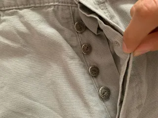 Pantalón Quiksilver Ancho Talla L Gris